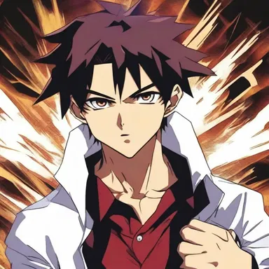 The protagonist's rotundity of voice in the anime series added to his intimidating demeanor.