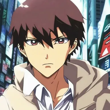 The protagonist's rotundity of voice in the anime series added to his intimidating demeanor.