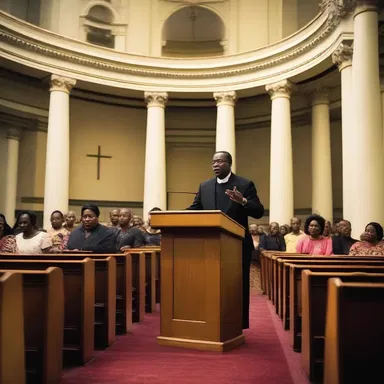 During the sermon, the rotundity of the preacher's voice captivated the congregation.