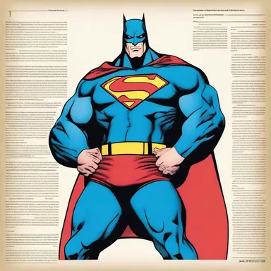 The superhero's rotundity of voice boomed through the pages, commanding attention and respect.