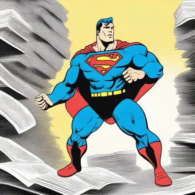 The superhero's rotundity of voice boomed through the pages, commanding attention and respect.