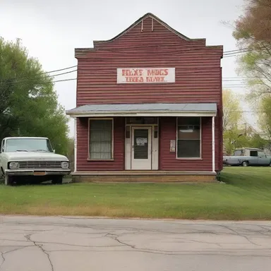 The movie takes place in a small town hereabouts.