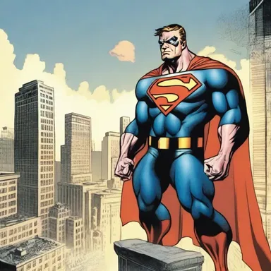 The superhero grandly saved the city from destruction, using their extraordinary powers.