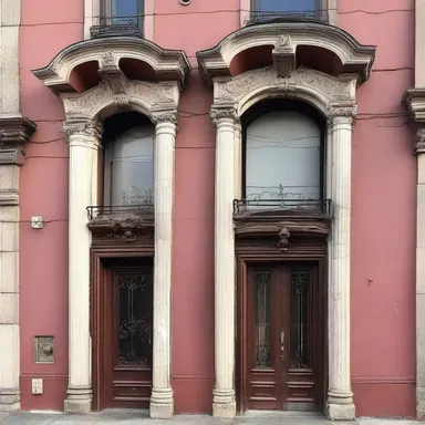 The unromantic architecture of the building lacked embellishments and decorative elements.