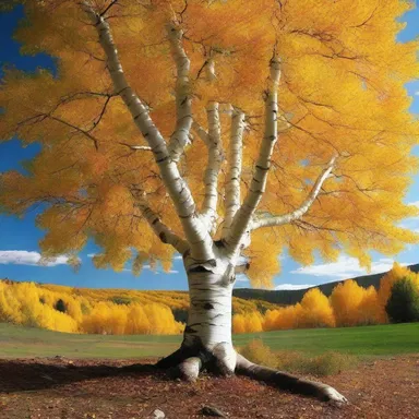 In Greek mythology, the aspen tree was associated with the goddess Persephone and was said to whisper her secrets.