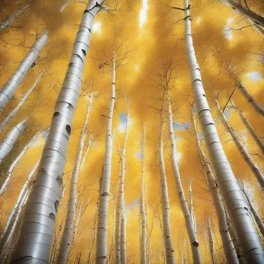 In the futuristic world of the science fiction novel, aspen trees have evolved to communicate with humans through their fluttering leaves.