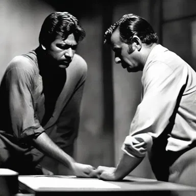 The skilled movie director carved a thrilling and suspenseful scene that captivated the audience.