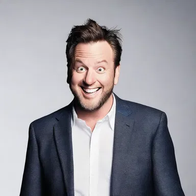 The comedian cleverly carved a hilarious punchline that had the whole crowd laughing.