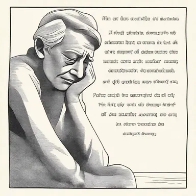 The author beautifully carved the protagonist's emotions with striking words.