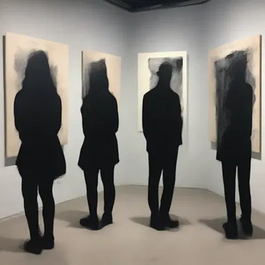 The art exhibition showcased a series of haunting and evocative paintings that explored the theme of incurably broken relationships.