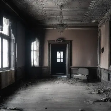In the old Victorian mansion, the incurably restless spirit of a murdered woman haunted the residents, causing horror and despair.