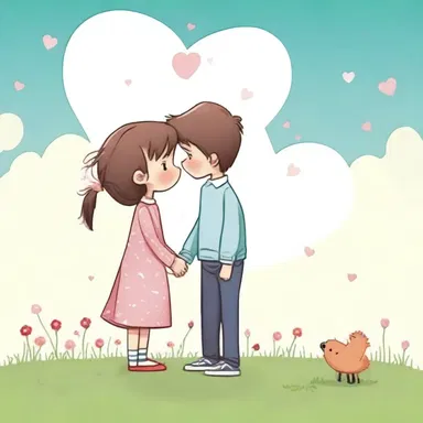 Their love for each other grew little by little, until they couldn't deny their feelings any longer.
