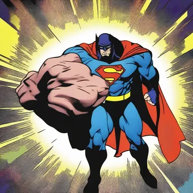 With a swift punch to the villain's face, the superhero's powerful blow snapped the zygoma of the evildoer, rendering him immobile.