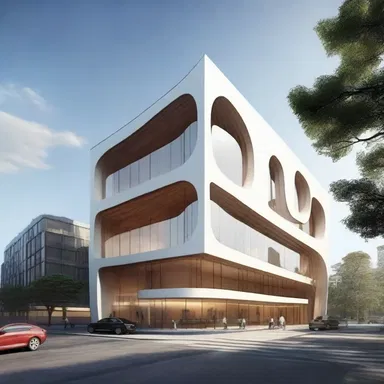 The architect derided the design of the new building, calling it ugly and unimaginative.