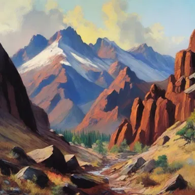 The author's vivid description of the rugged landscape painted a picture of harsh and unforgiving terrain.