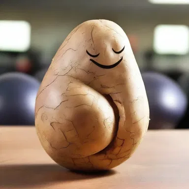 Why did the furrowed potato travel to the gym? Because it wanted to get rugged and ripped!