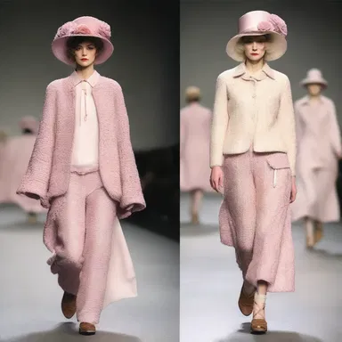 The fashion designer showcased a collection inspired by the cranky old grannies of the 1920s, incorporating their signature irritated expressions into the designs.