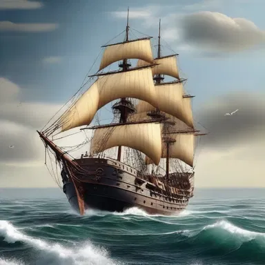 In the fantasy novel, the protagonists encountered a cranky ship that was notorious for its unpredictability at sea.