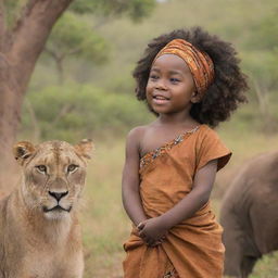 Narrate an enlightening moment in an African tale when Zuri reveals that the true magic resides in embracing and celebrating the diversity amongst the animals.