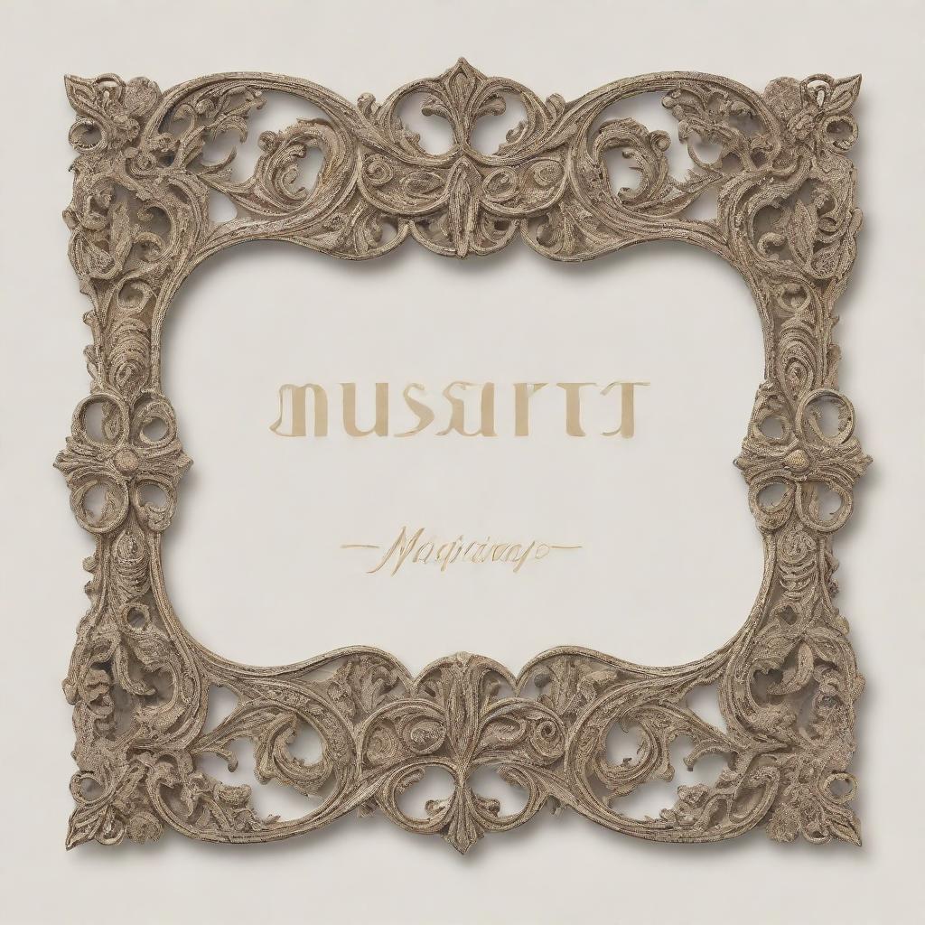 Names 'Müserref' and 'Mustafa' in ornate, stylish typography suitable for a wedding environment.