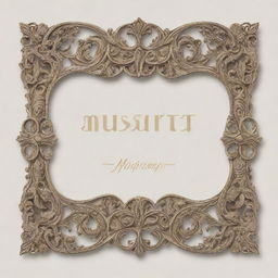 Names 'Müserref' and 'Mustafa' in ornate, stylish typography suitable for a wedding environment.