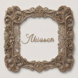 Names 'Müserref' and 'Mustafa' in ornate, stylish typography suitable for a wedding environment.