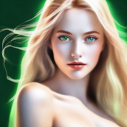 A high-quality digital art piece featuring a woman with a slim frame