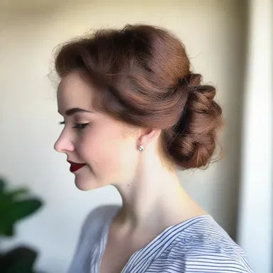 She gauffered her hair before going on a romantic date, creating a stylish and vintage look.