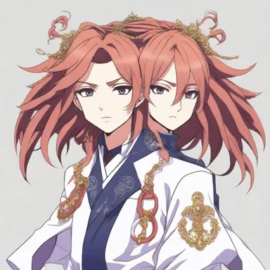 The anime character had gauffered hair, giving them a unique and elaborate appearance.