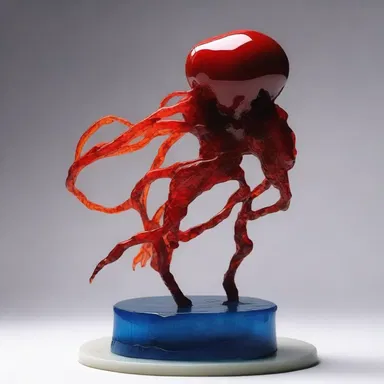 In the novel, the protagonist is an artist who experiments with epoxy to create unique sculptures.