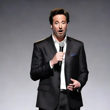 The comedian imitated a Southern drawl to deliver his punchline, creating a hilarious effect.