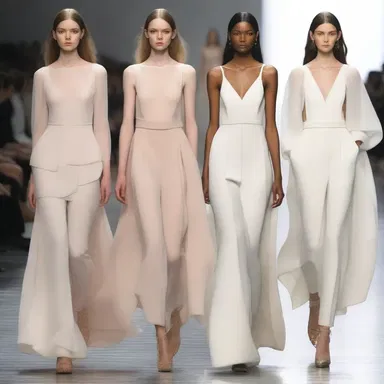 The fashion designer incorporated a drawl-inspired aesthetic into their collection, featuring longer and flowy silhouettes.