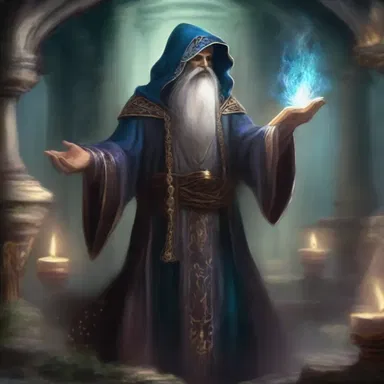 In the enchanted realm of Eldoria, the ancient sorcerer would drawl out his incantations, weaving powerful spells to protect the kingdom.