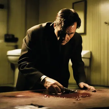 In the intense thriller film, the detective consumes a cathartic substance to flush out a deadly poison from his body.