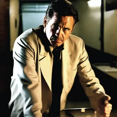 In the intense thriller film, the detective consumes a cathartic substance to flush out a deadly poison from his body.