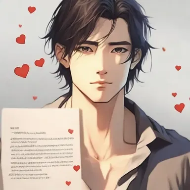The protagonist's heartfelt letter to his beloved served as a cathartic release, expressing his deepest emotions and desires.