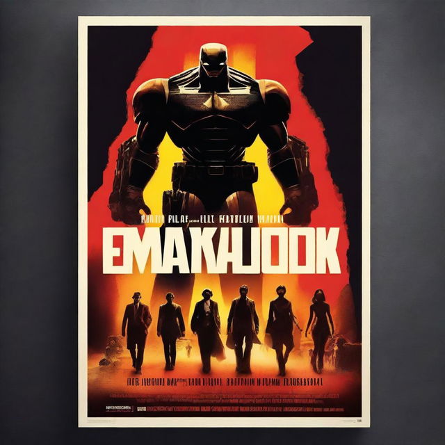 An image of a cinematic movie poster, digitally rendered in high quality