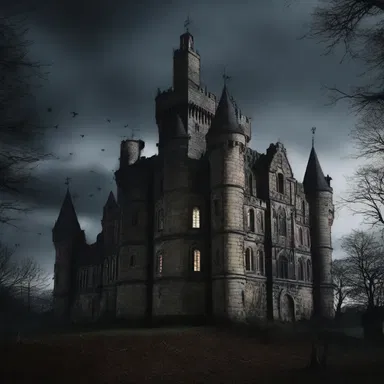 The protagonist used the taper to light his way through the dark and haunted castle in the gothic literature novel.