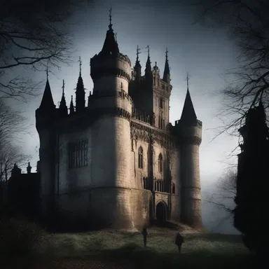 The protagonist used the taper to light his way through the dark and haunted castle in the gothic literature novel.