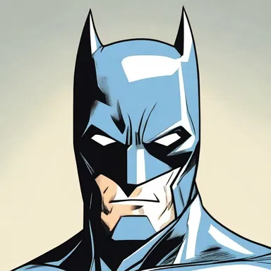 The superhero's mask had a distinct taper, enhancing its sleek and stealthy appearance in the comics.
