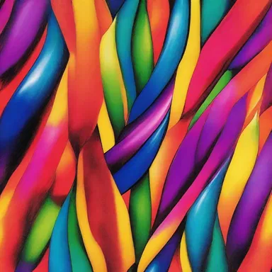 The artist seamlessly blended vibrant colors in a taper design, creating a visually stunning masterpiece.