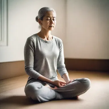 During meditative practices, the intensity of emotions gradually tapers until a state of calm is achieved.
