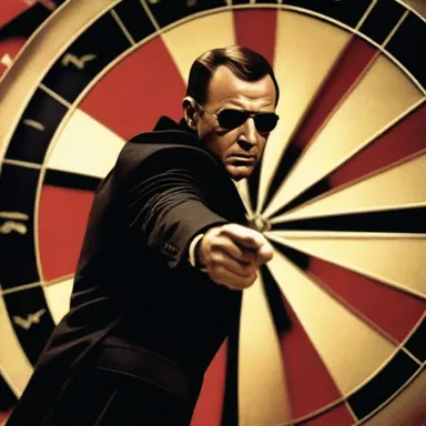 In the action movie, the spy would taper the ends of his darts to penetrate the target's skin more easily.
