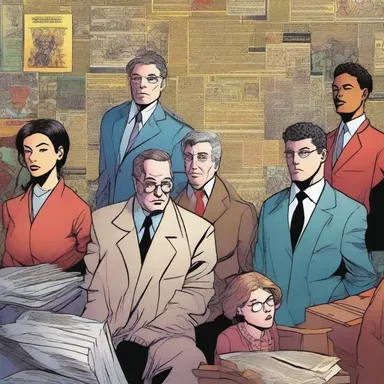 The comic book series delves into the supranational secret society.