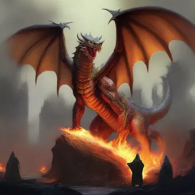 The kingdom of elves was sacked by a fire-breathing dragon, leaving the inhabitants homeless and devastated.