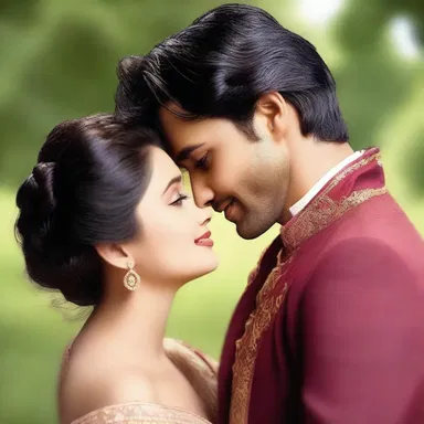 Despite his brashness, the romantic hero won over the heart of his love interest with his loud, grand gestures of affection.