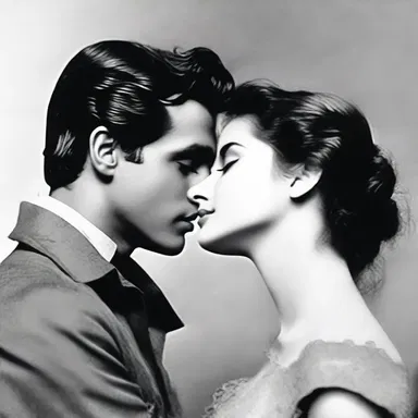 Despite his brashness, the romantic hero won over the heart of his love interest with his loud, grand gestures of affection.