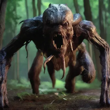 The movie used innovational special effects to create terrifying and realistic creatures.