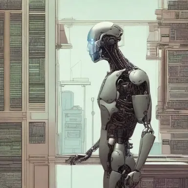 In the science fiction story, the advanced technology allowed the protagonist to fix his crookbacked posture and live a normal life.