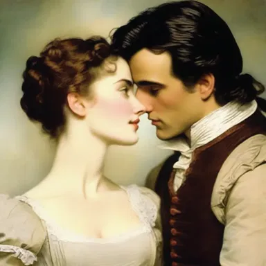 In the romantic novel, the protagonist's love interest had a crookbacked posture, but it didn't affect their passionate and romantic relationship.
